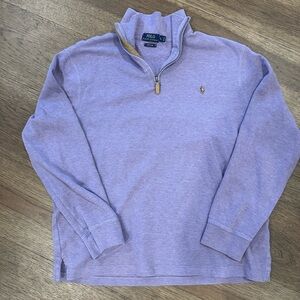 Ralph Lauren Lavender Half-Zip Pullover
